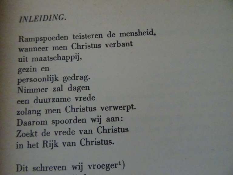 Gods plan nu Christus koning volgens Pius XI