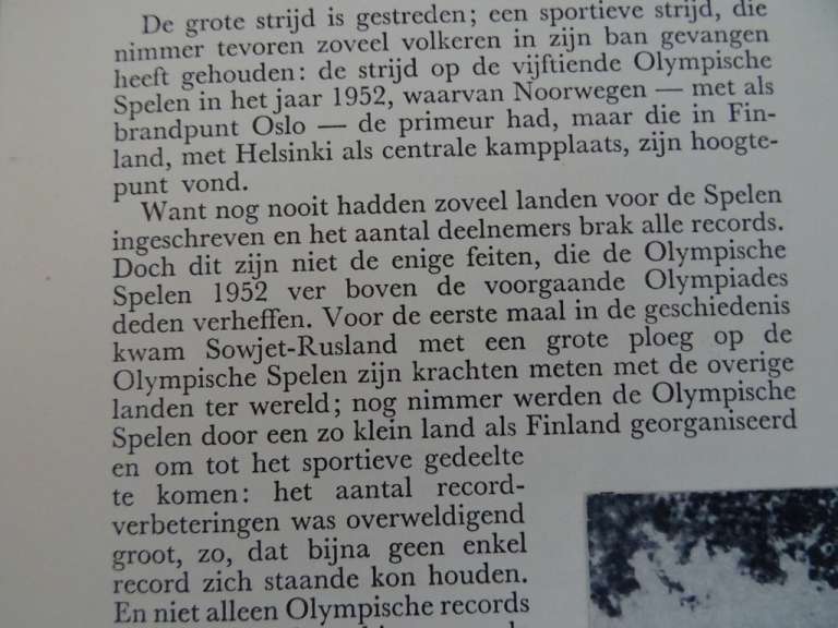 Olympische Spelen 1952 plakboek