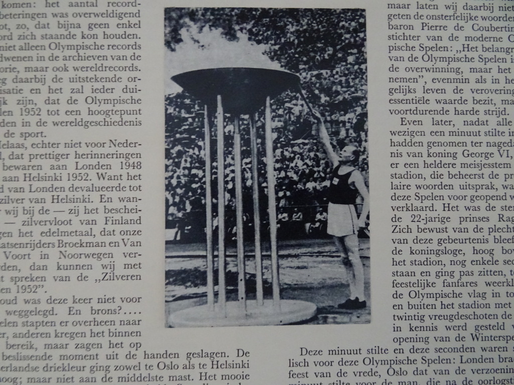Olympische Spelen 1952 plakboek - Afbeelding 12