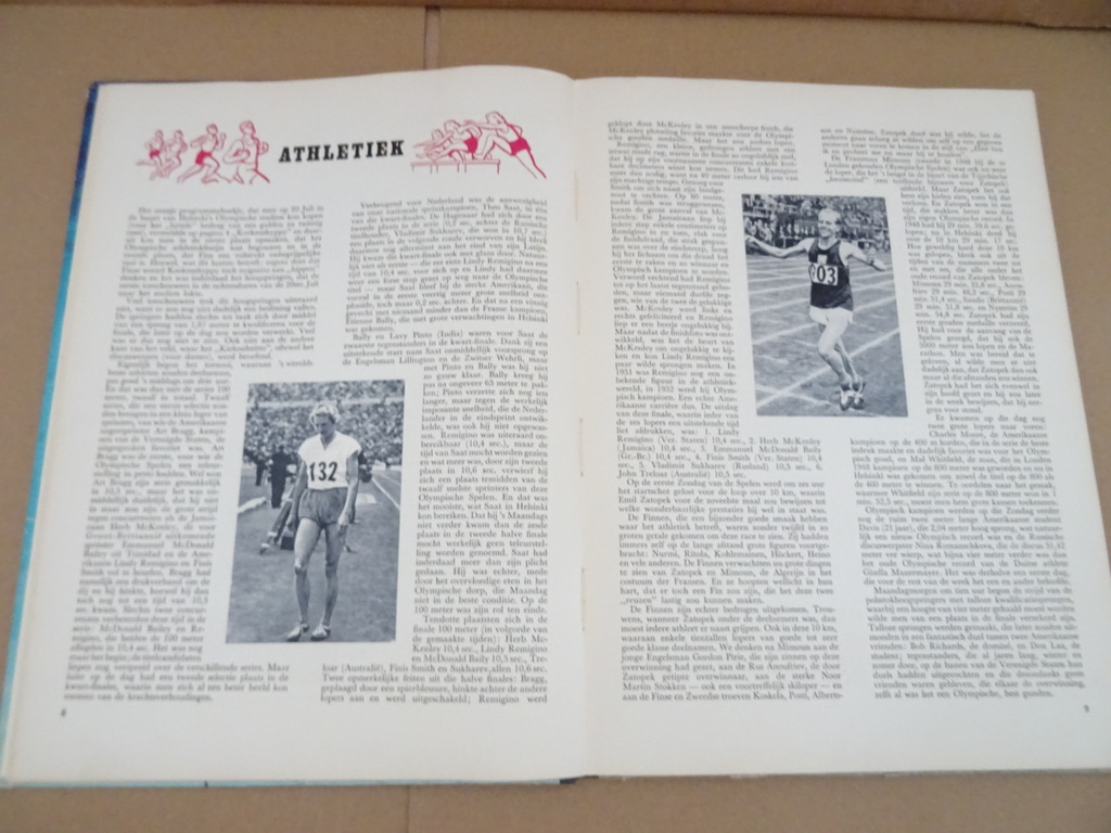 Olympische Spelen 1952 plakboek - Afbeelding 18