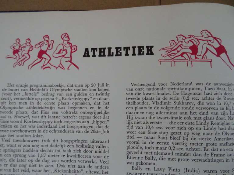 Olympische Spelen 1952 plakboek