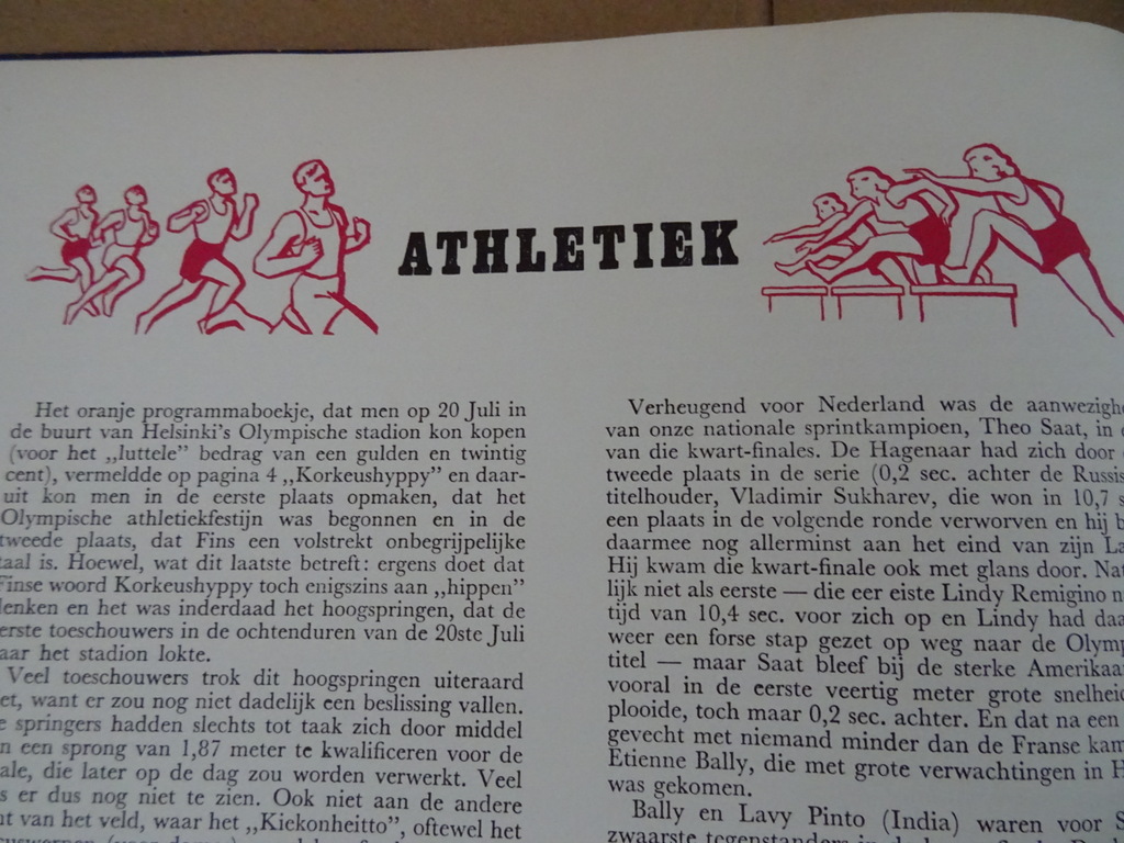 Olympische Spelen 1952 plakboek - Afbeelding 19
