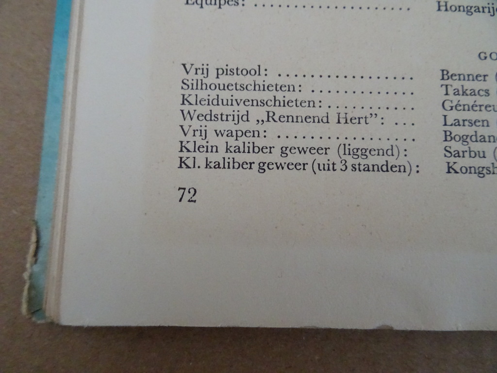 Olympische Spelen 1952 plakboek - Afbeelding 26