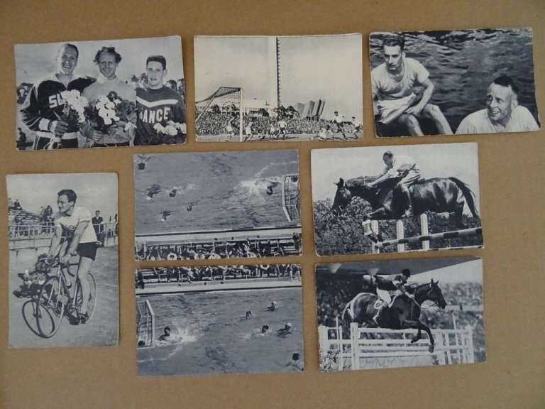 Olympische Spelen 1952 plakboek met extra foto's