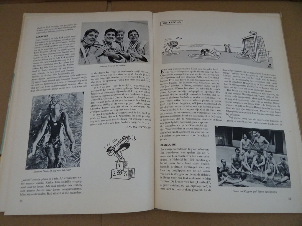 Olympische Spelen 1964 plakboek Olympische Spelen 1964 plakboek