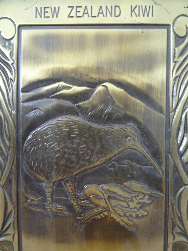 Koperen wandbord New Zealand Kiwi - Afbeelding 6