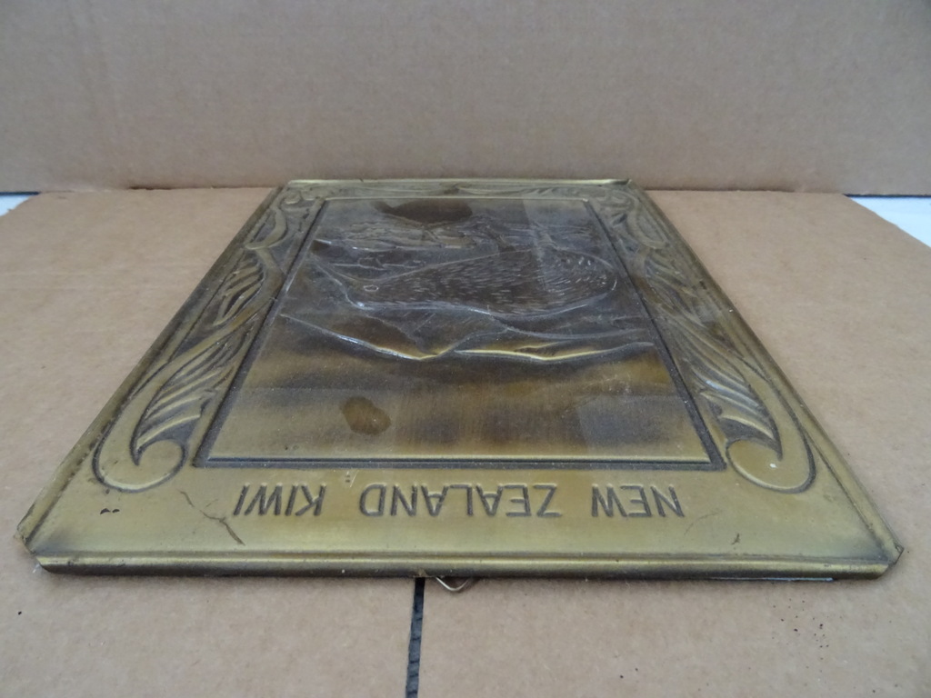 Koperen wandbord New Zealand Kiwi - Afbeelding 8