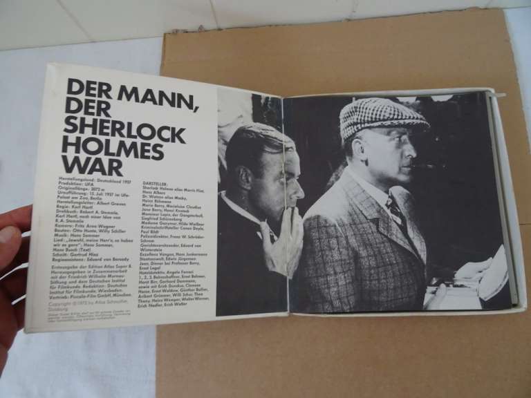 Vintage Super 8 film Der mann, der Sherlock Holmes war