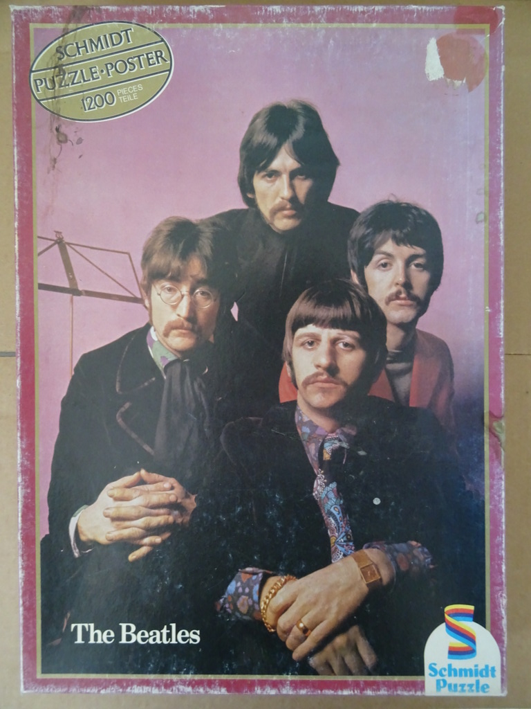 The Beatles Schmidt puzzle poster