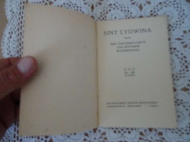 Antiek boekje Sint Lydwina