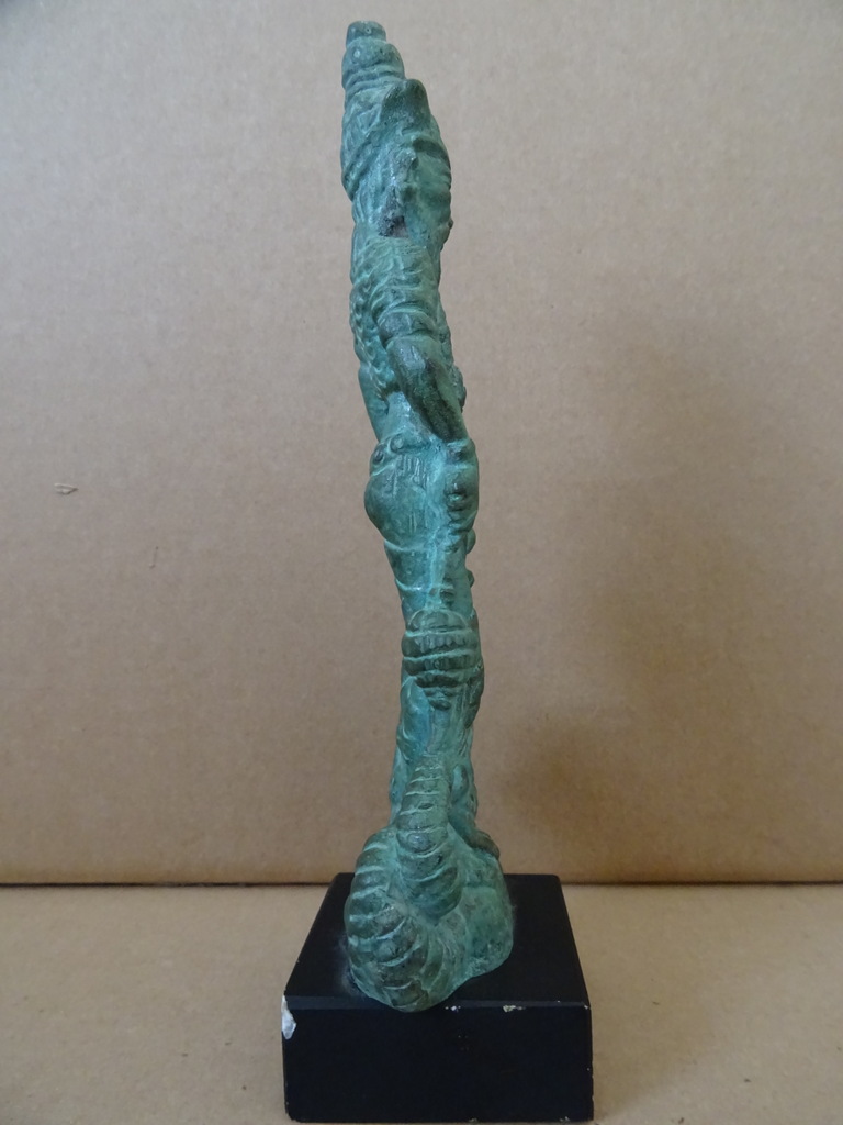 Bronzen beeldje man met draak - Afbeelding 16