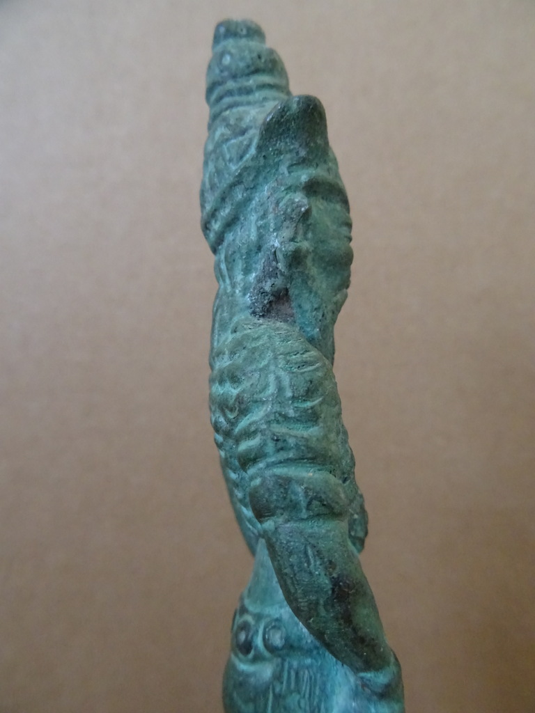 Bronzen beeldje man met draak - Afbeelding 17