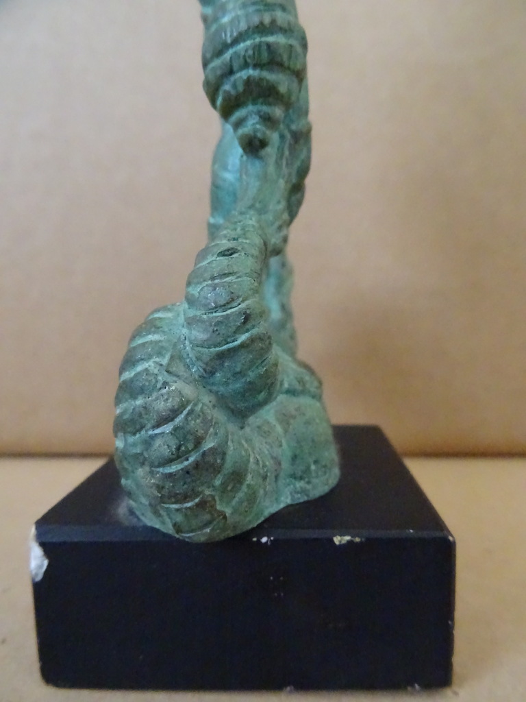 Bronzen beeldje man met draak - Afbeelding 19