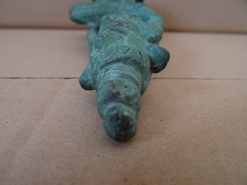 Bronzen beeldje man met draak - Afbeelding 20
