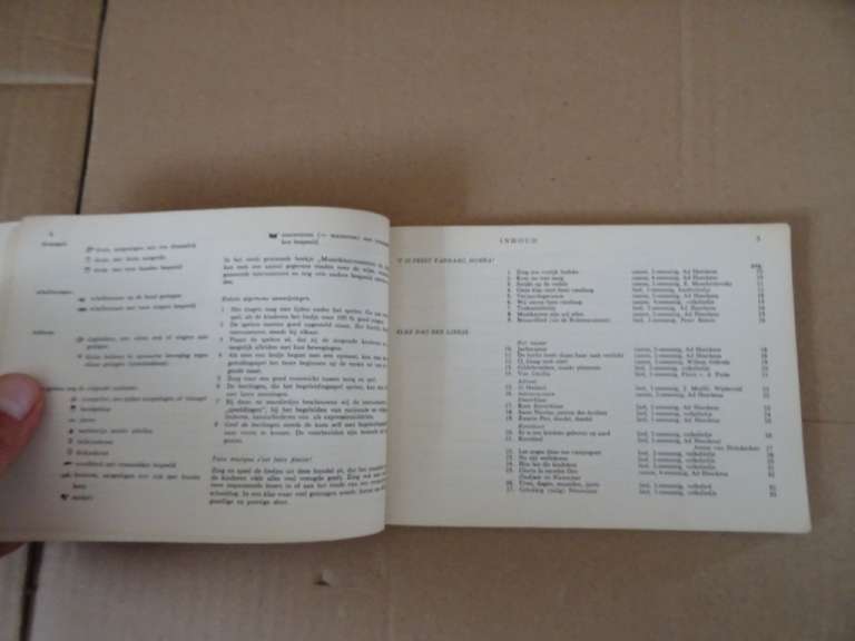 Vintage liedjesboek Tarantella door Ad Heerkens