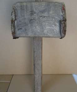 Antieke houten hamer