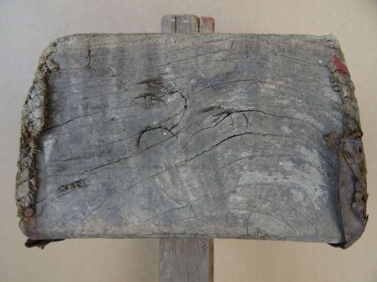 Antieke houten hamer