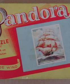 Antieke Pandora puzzel legpuzzle Voor de wind