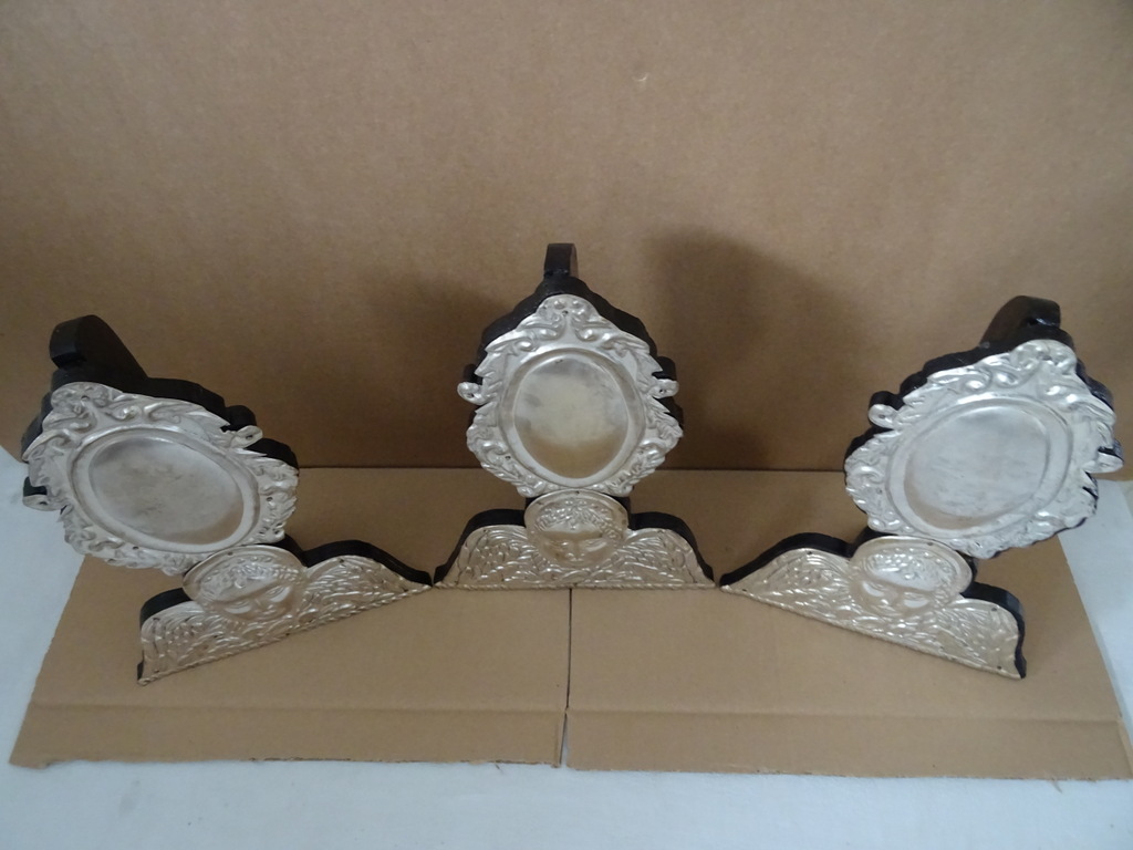Antieke houten panelen met engel - Afbeelding 2