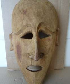 Houten Masker De Schreeuw