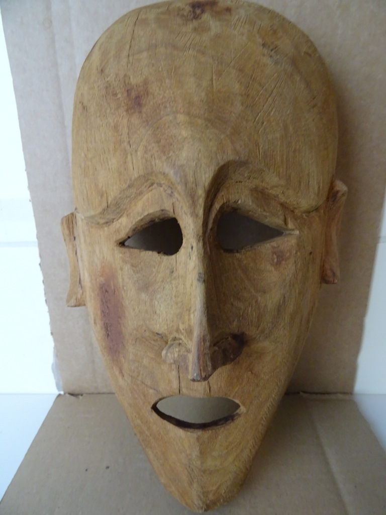 Houten Masker Maya stijl