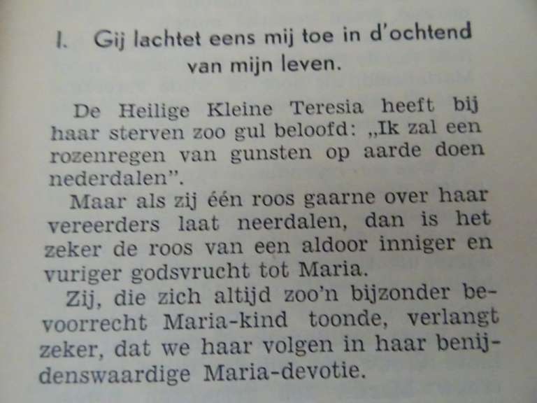 Hoe Heilig Treeske van Maria hield