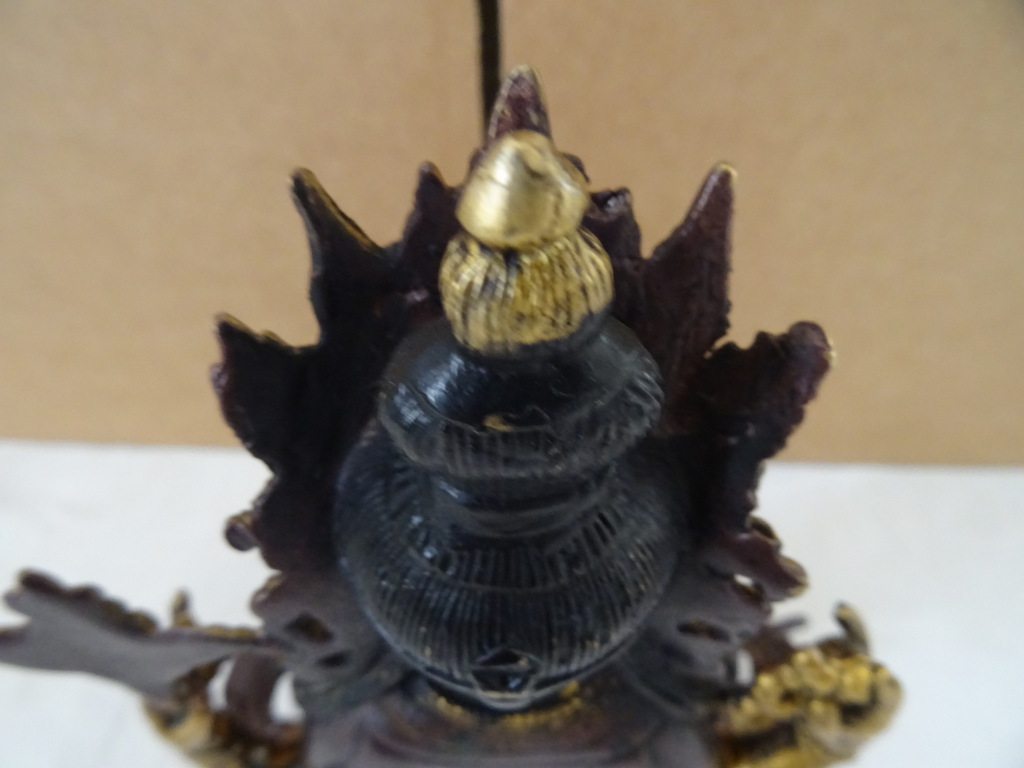 Verguld bronzen Boeddhabeeld Avalokiteshvara - Afbeelding 13