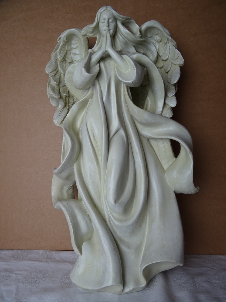 Vintage beeld engel 42 cm