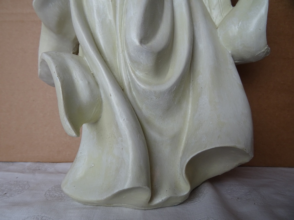 Vintage beeld engel 42 cm - Afbeelding 5
