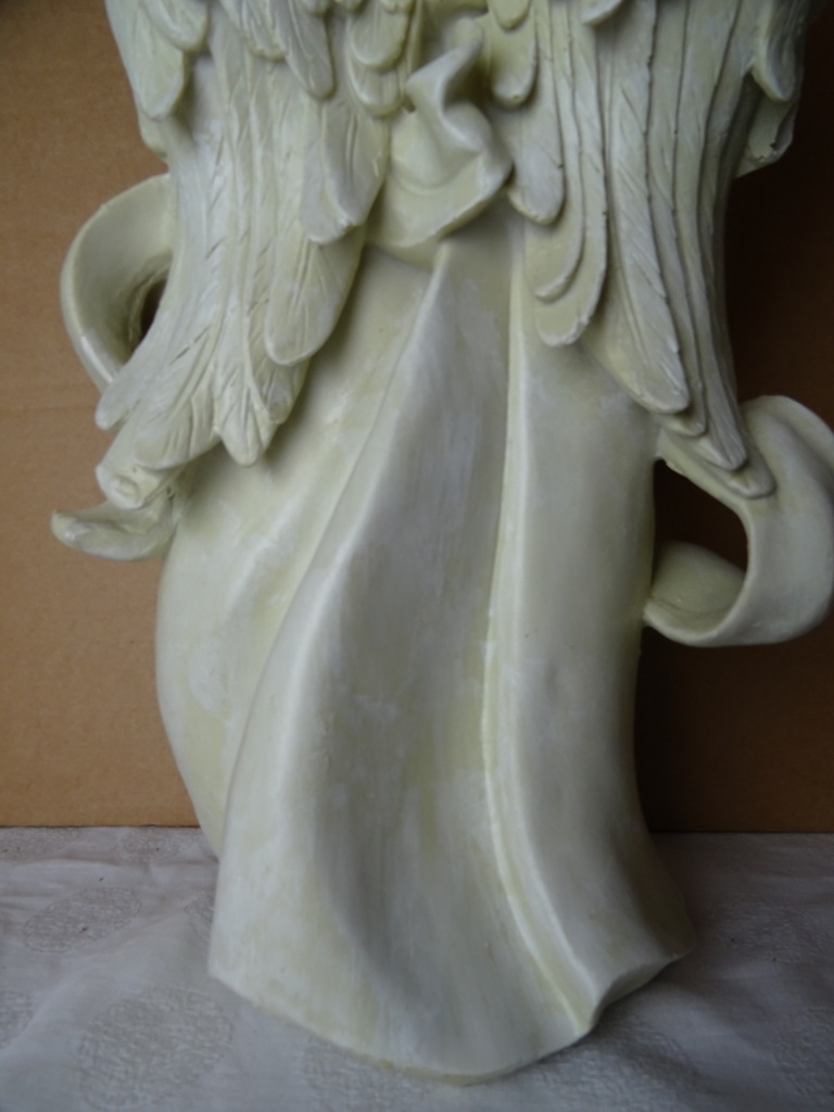 Vintage beeld engel 42 cm - Afbeelding 11