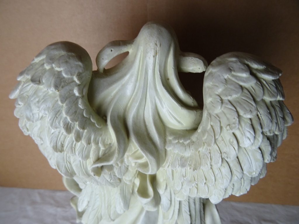 Vintage beeld engel 42 cm - Afbeelding 12