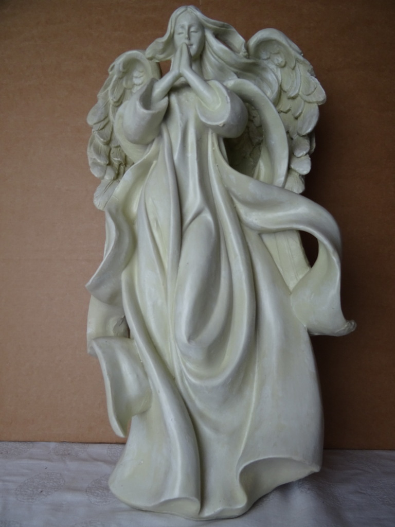 Vintage beeld engel 42 cm - Afbeelding 22