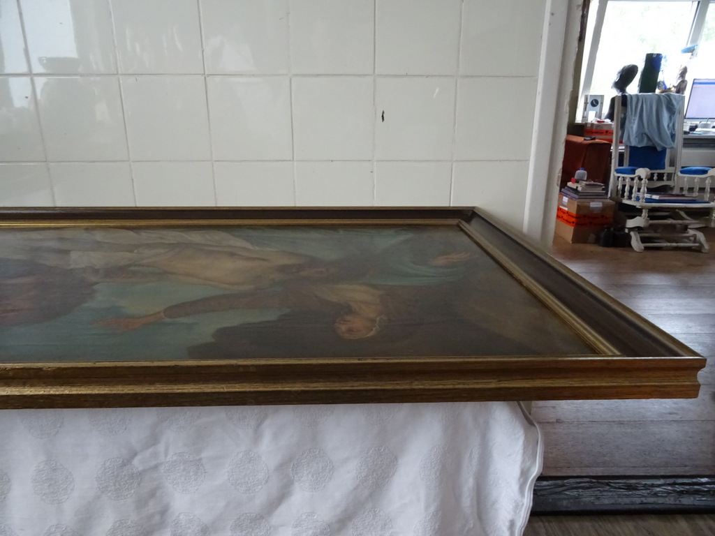 Antiek Piëta schilderij J.H. Mols - Afbeelding 25