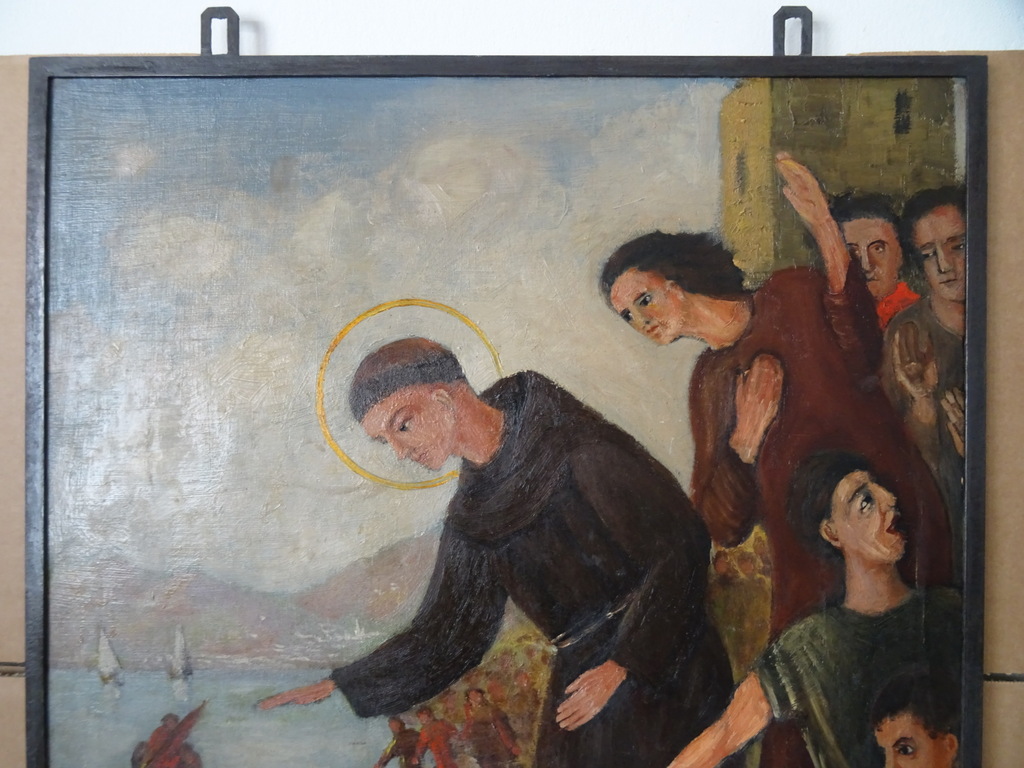 Groot schilderij Heilige Franciscus - Afbeelding 2