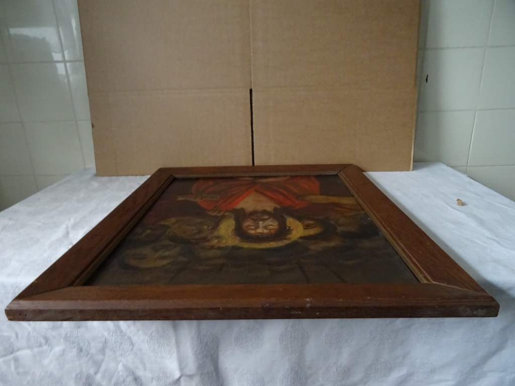Vintage schilderij Jezus in gevangenschap - Afbeelding 15