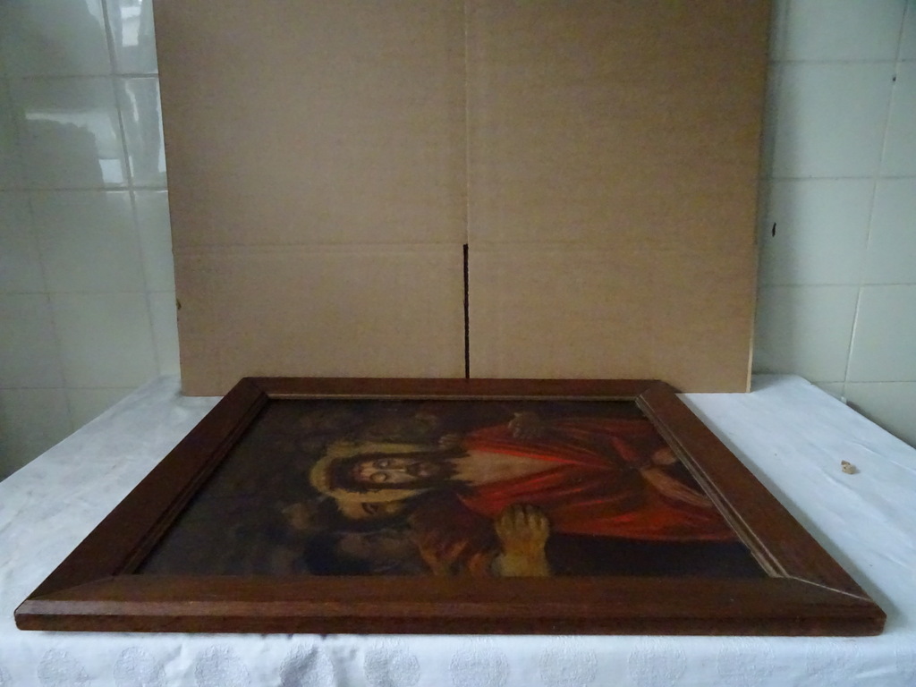 Vintage schilderij Jezus in gevangenschap - Afbeelding 19