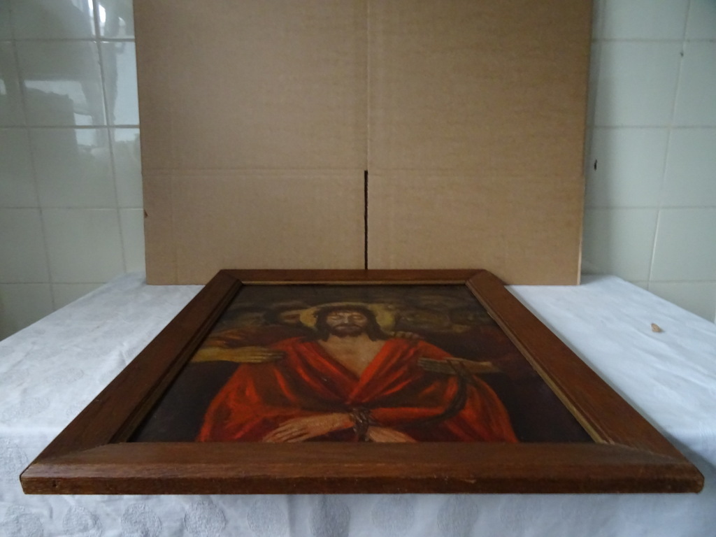 Vintage schilderij Jezus in gevangenschap - Afbeelding 20