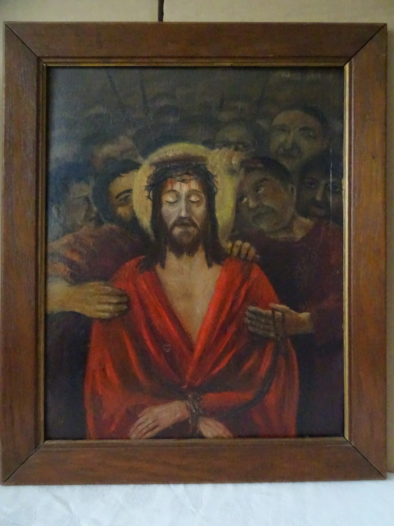 Vintage schilderij Jezus in gevangenschap - Afbeelding 24