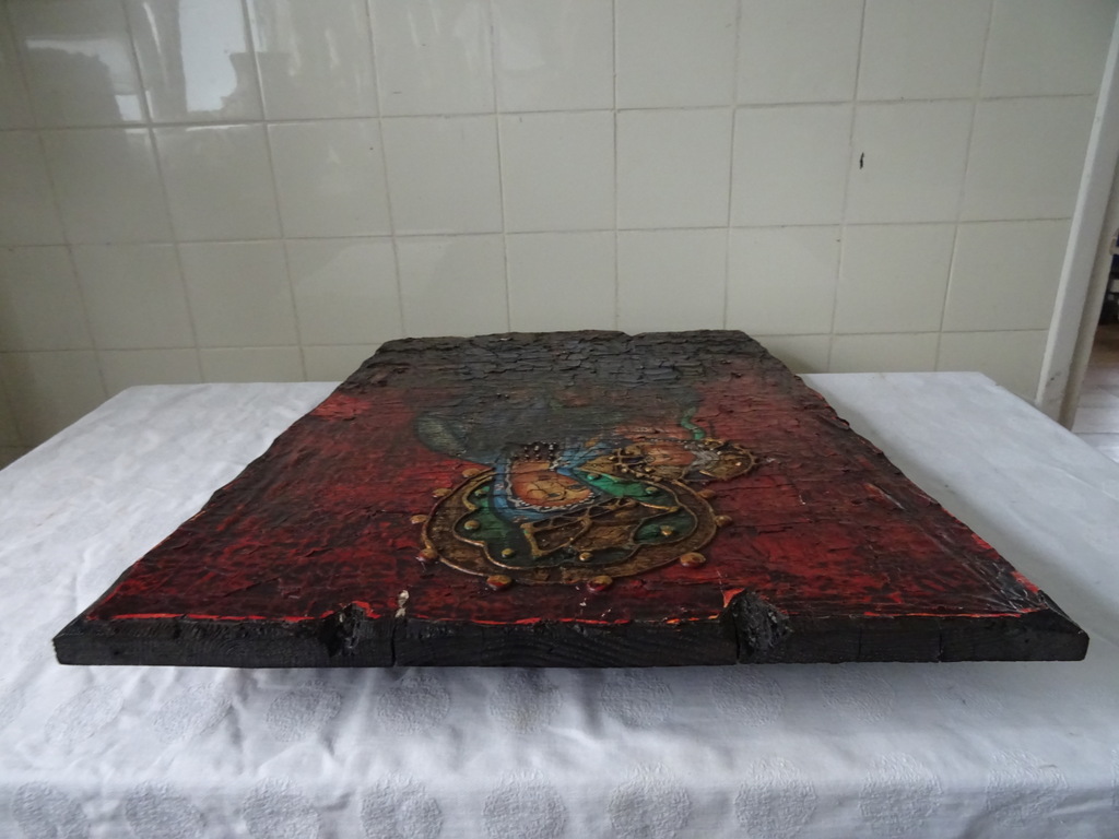 Enorm antiek icoon Heilige Maria Sterre der Zee - Afbeelding 23