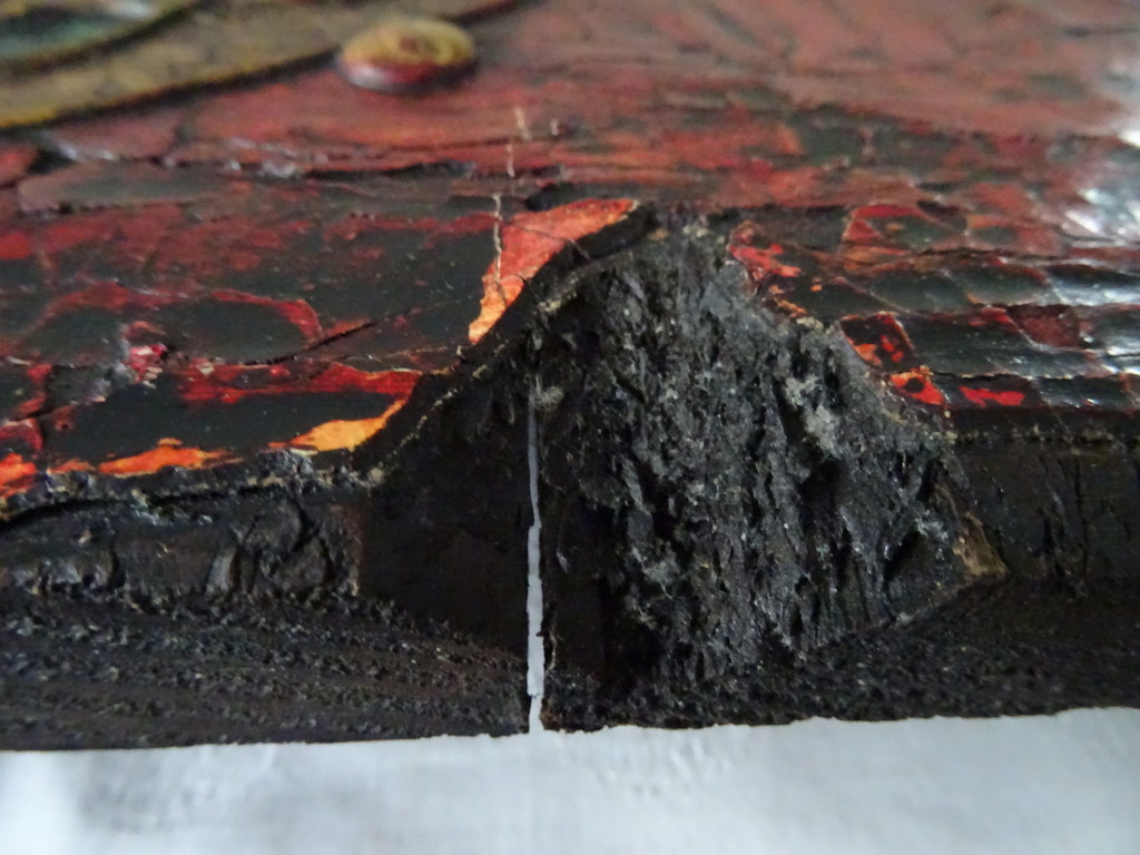 Enorm antiek icoon Heilige Maria Sterre der Zee - Afbeelding 26