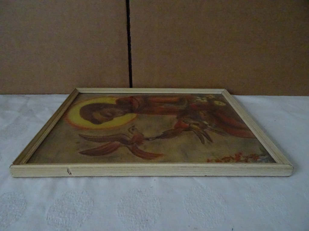 Antieke tekening Heilige Franciscus met duiven - Afbeelding 12