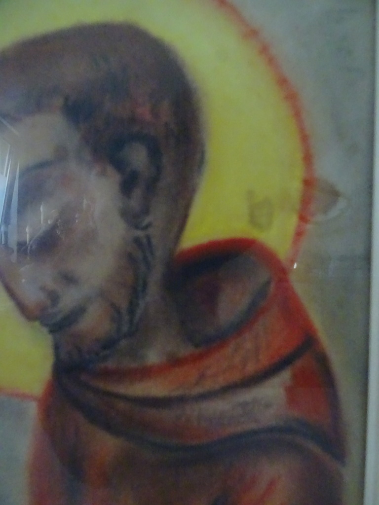 Antieke tekening Heilige Franciscus met duiven - Afbeelding 16