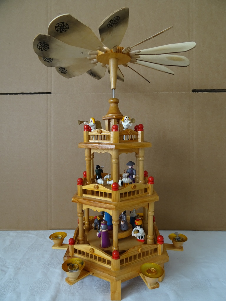 Vintage kerst piramide 46 cm