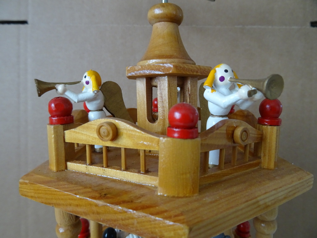 Vintage kerst piramide 46 cm - Afbeelding 3