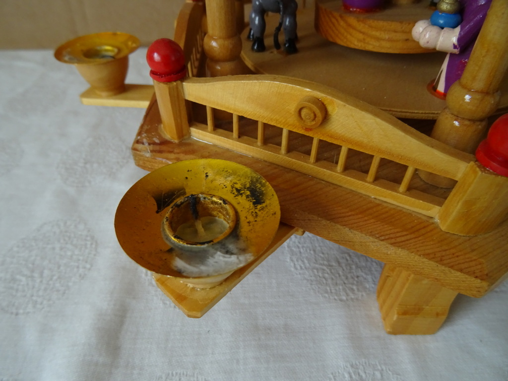Vintage kerst piramide 46 cm - Afbeelding 8