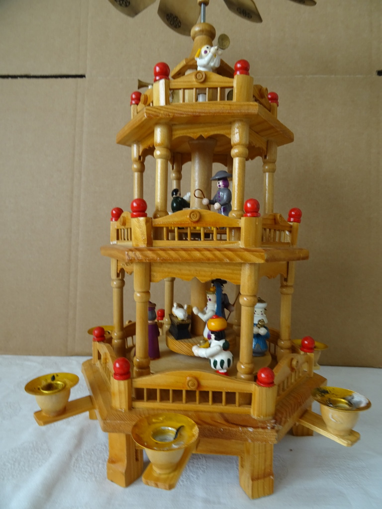 Vintage kerst piramide 46 cm - Afbeelding 11
