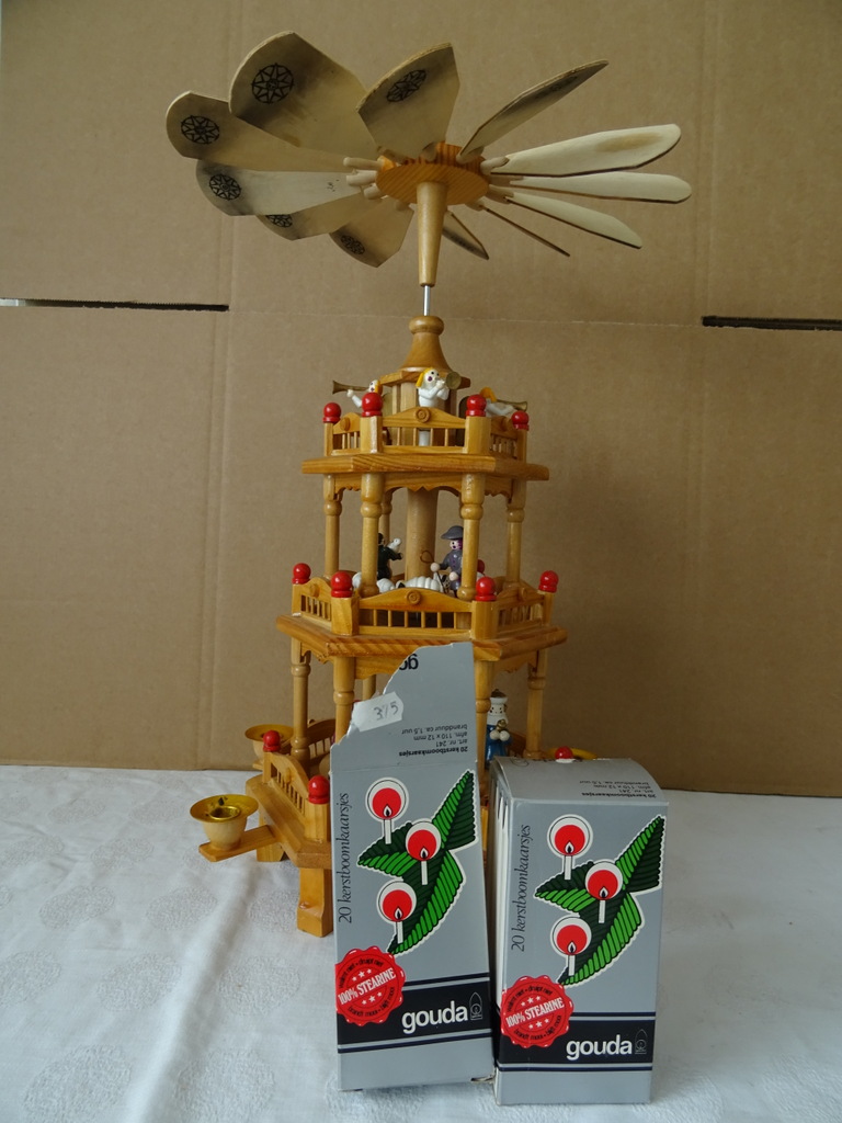 Vintage kerst piramide 46 cm - Afbeelding 17