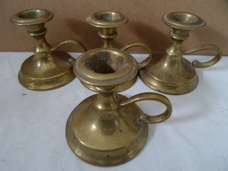 Stel vintage kandelaars oorkandelaars