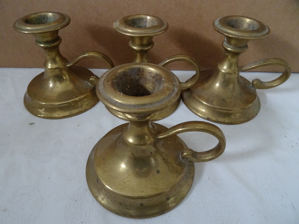 Stel vintage kandelaars oorkandelaars