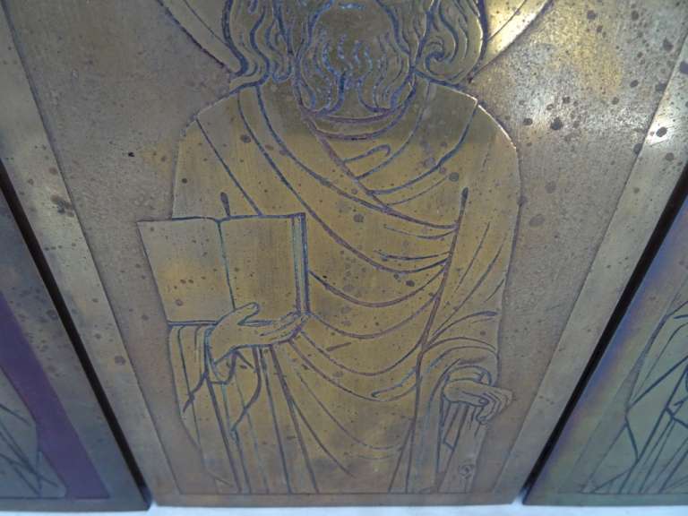 Antieke panelen met apostelen